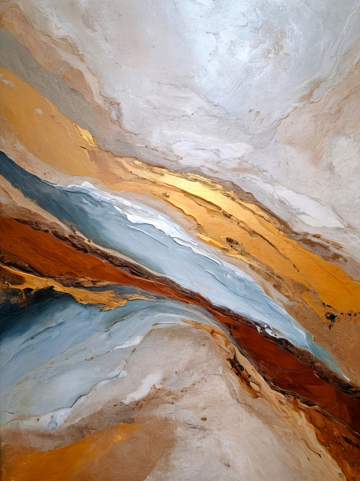 Luminous Drift Poster och Canvastavla