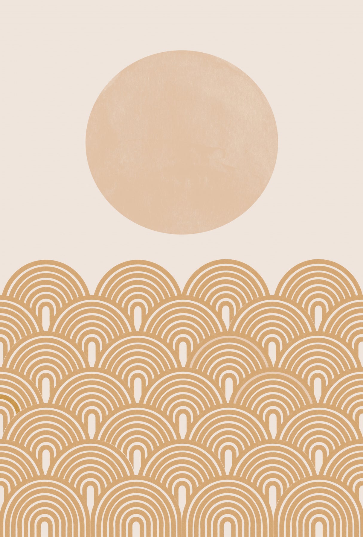 Retro Summer Poster och Canvastavla