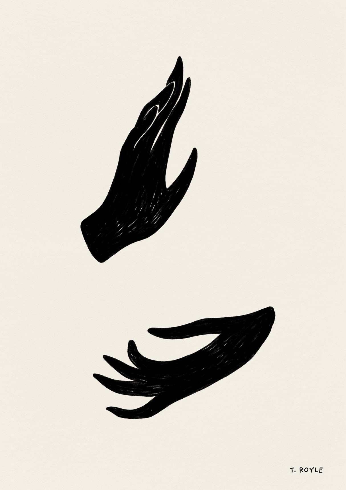 Whimsy Hands Poster och Canvastavla