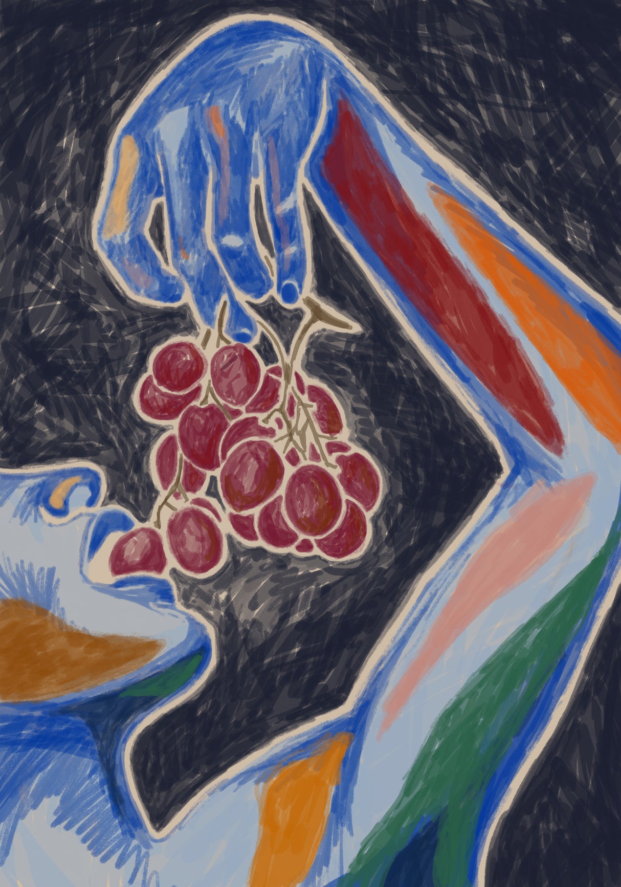 KH Studio - Stretch It Over Me Poster och Canvastavla