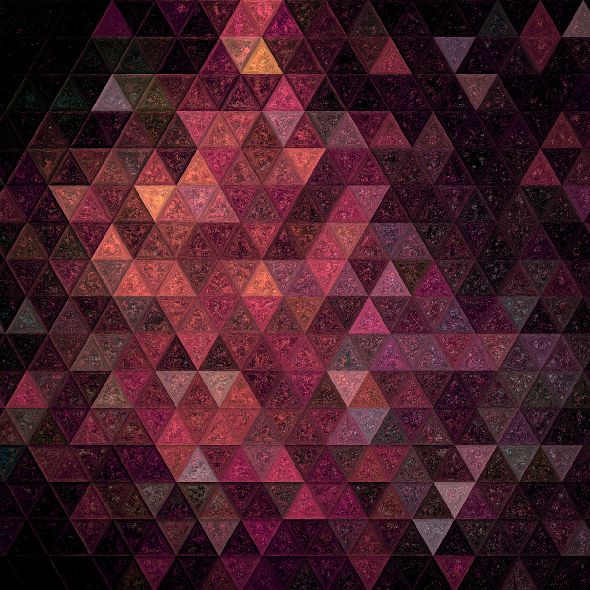 Mosaic Energy Art (38) Poster och Canvastavla