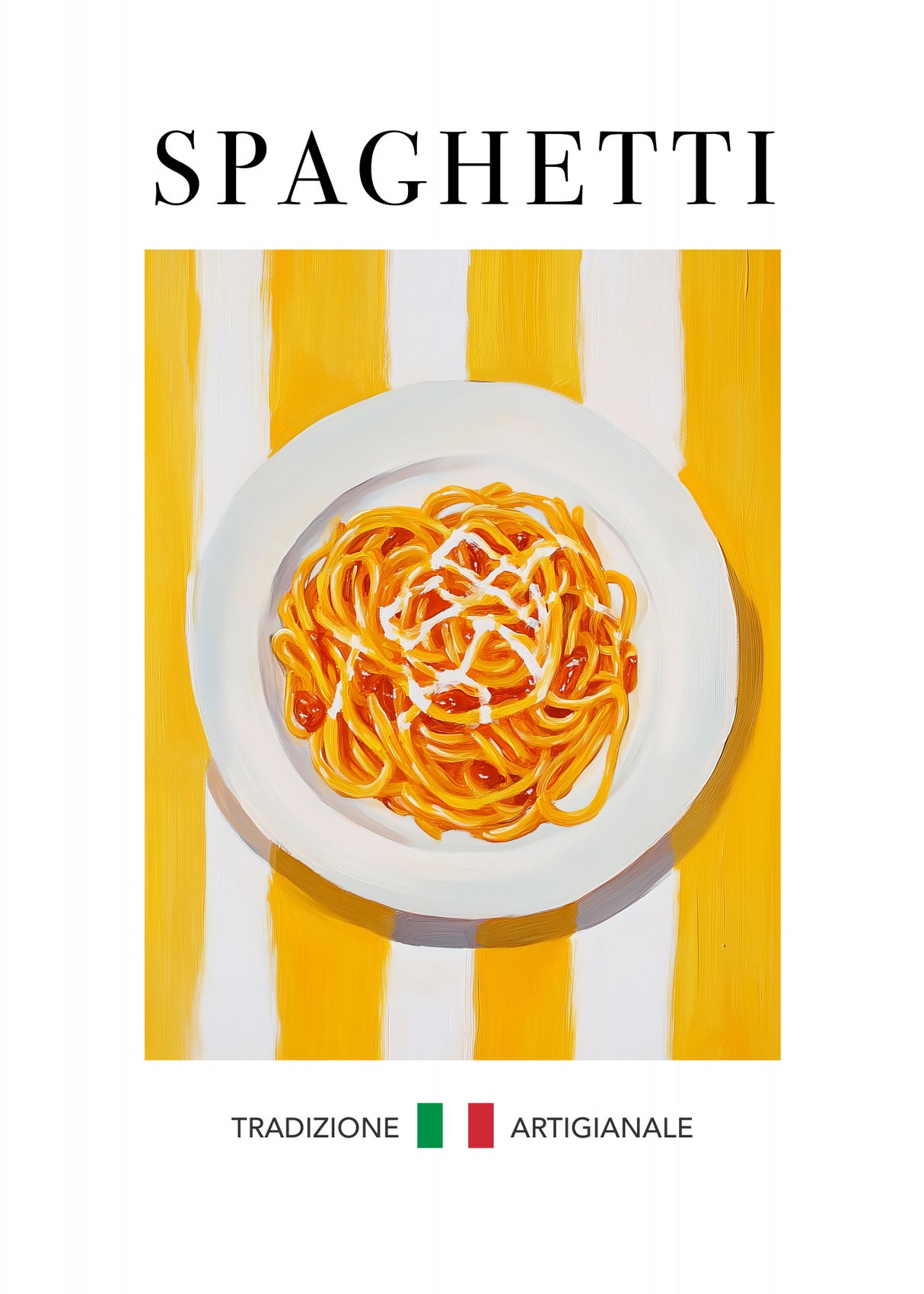 Spaghetti Poster och Canvastavla