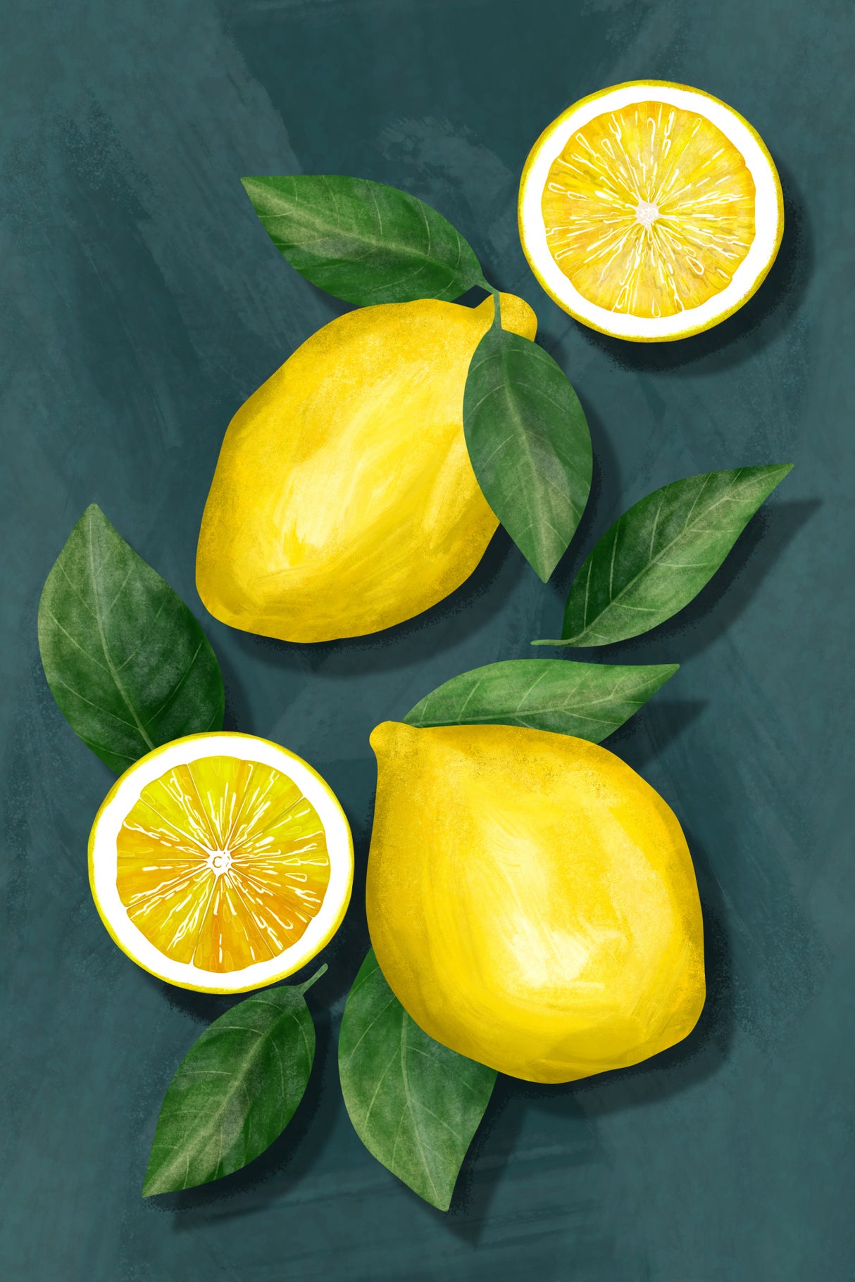 Lemons Poster och Canvastavla