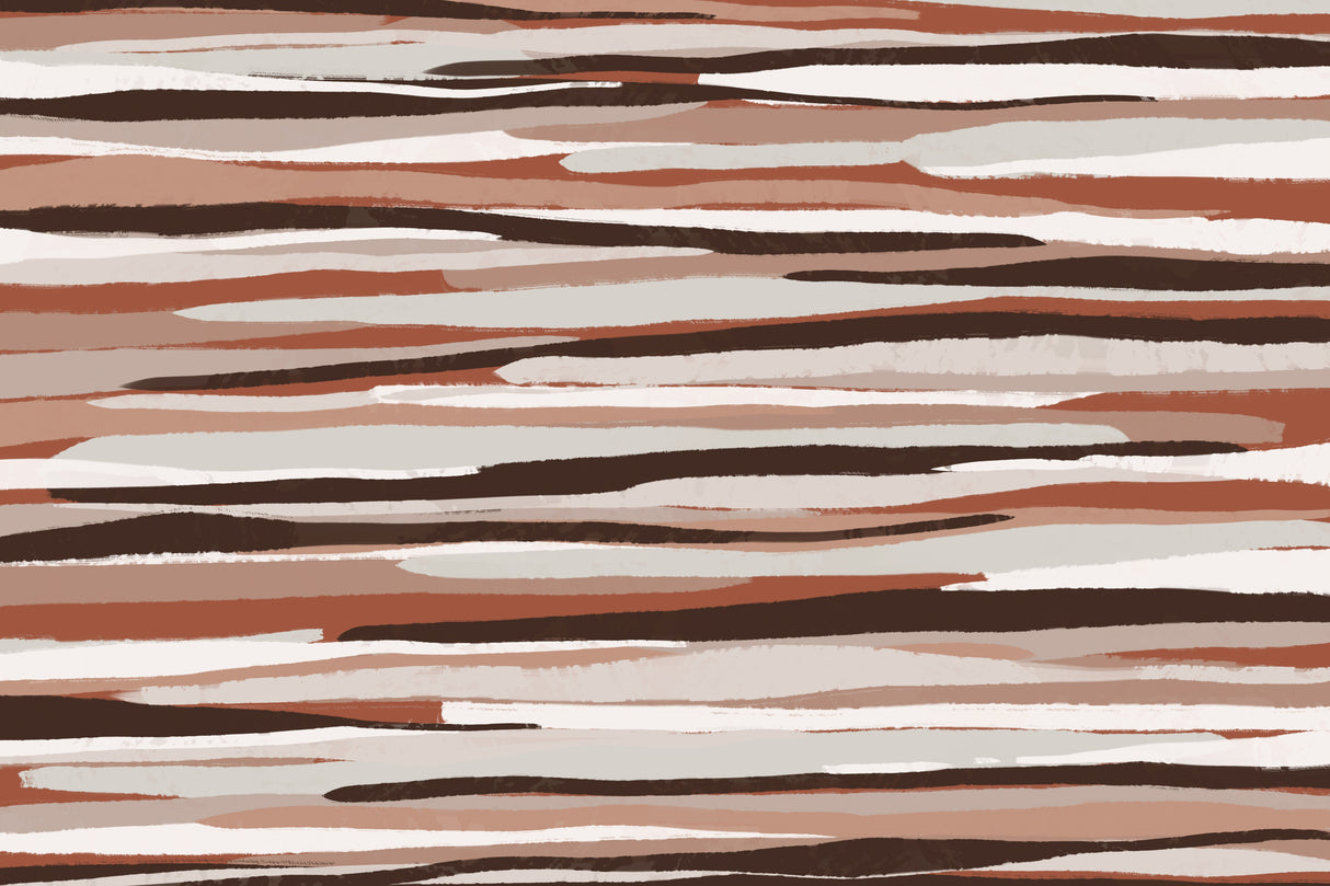 Pastel Thin Stipes Pattern Poster och Canvastavla