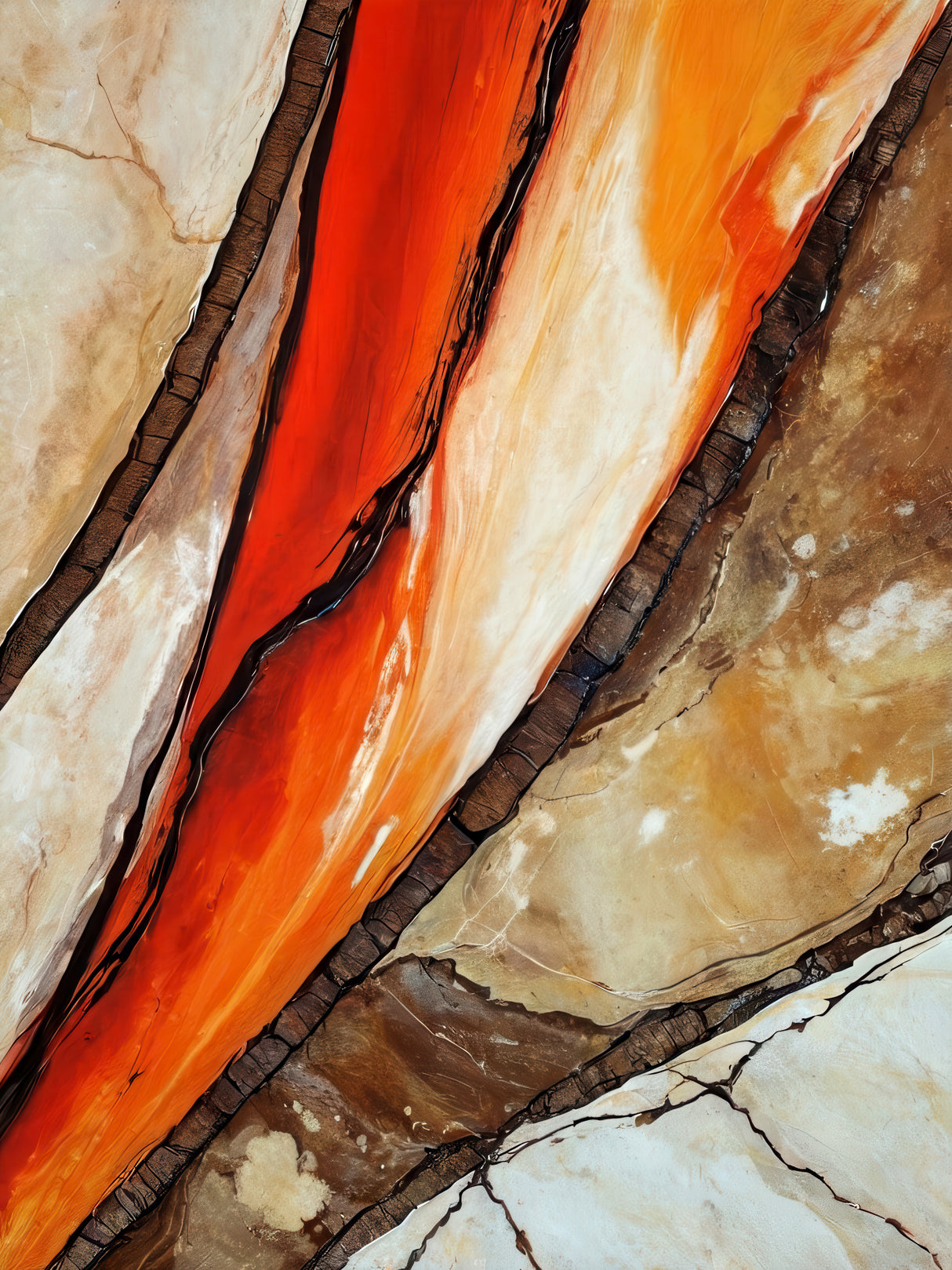 Scarlet Rift Poster och Canvastavla