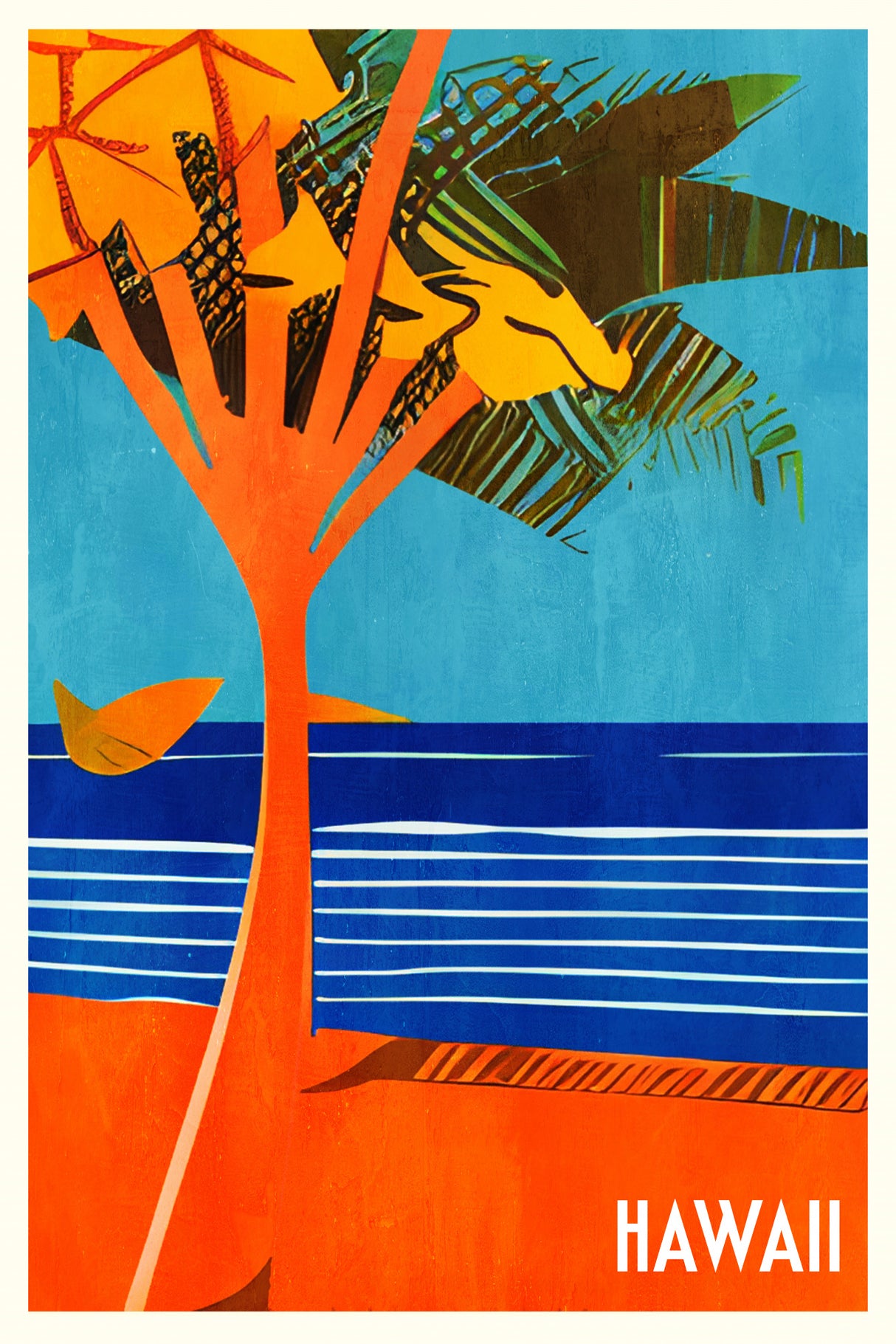 Hawaii, 1955 Poster och Canvastavla