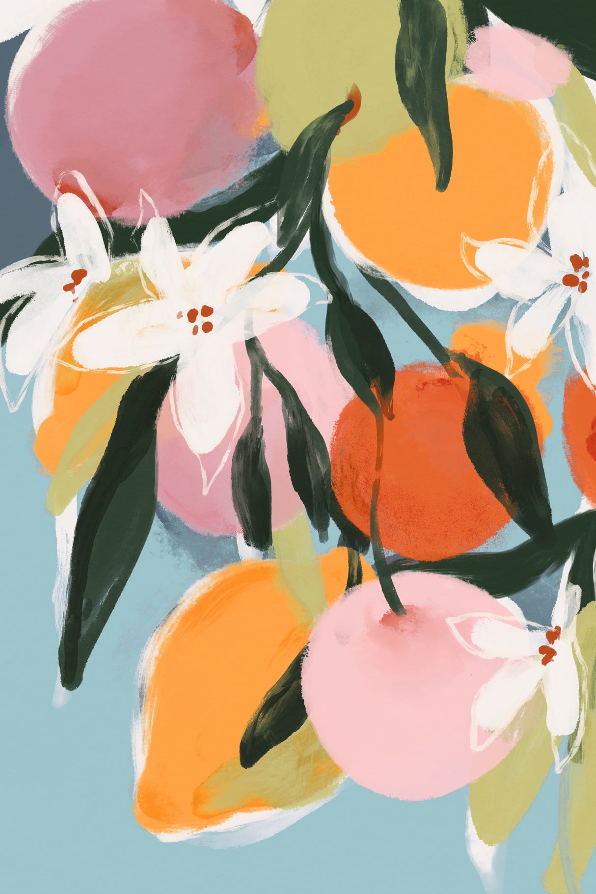 Fruity Summer No 4 Poster och Canvastavla