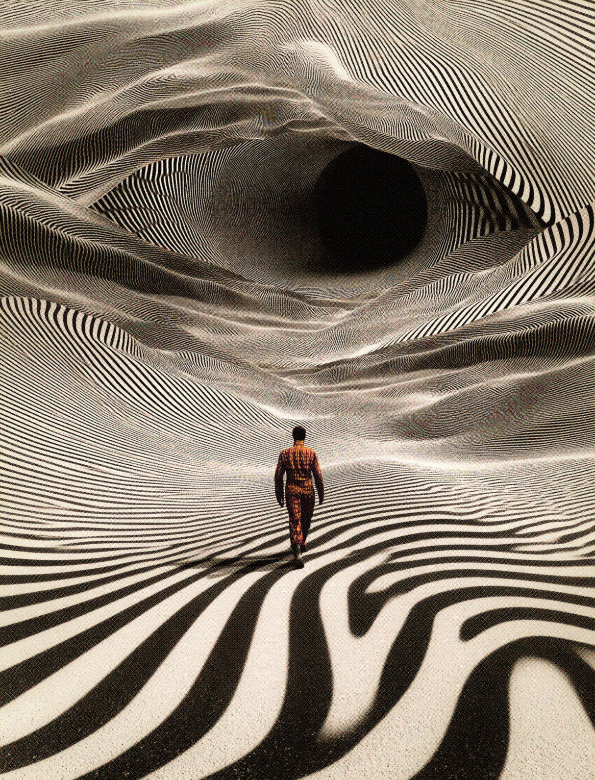 Op Art Journey Poster och Canvastavla