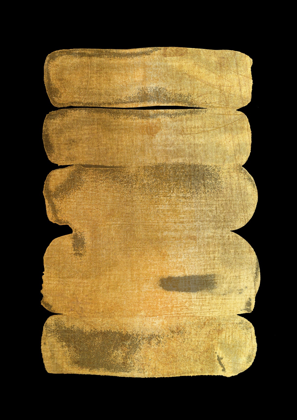 04 Black and Gold 2 Lilaxlola Papersize Poster och Canvastavla