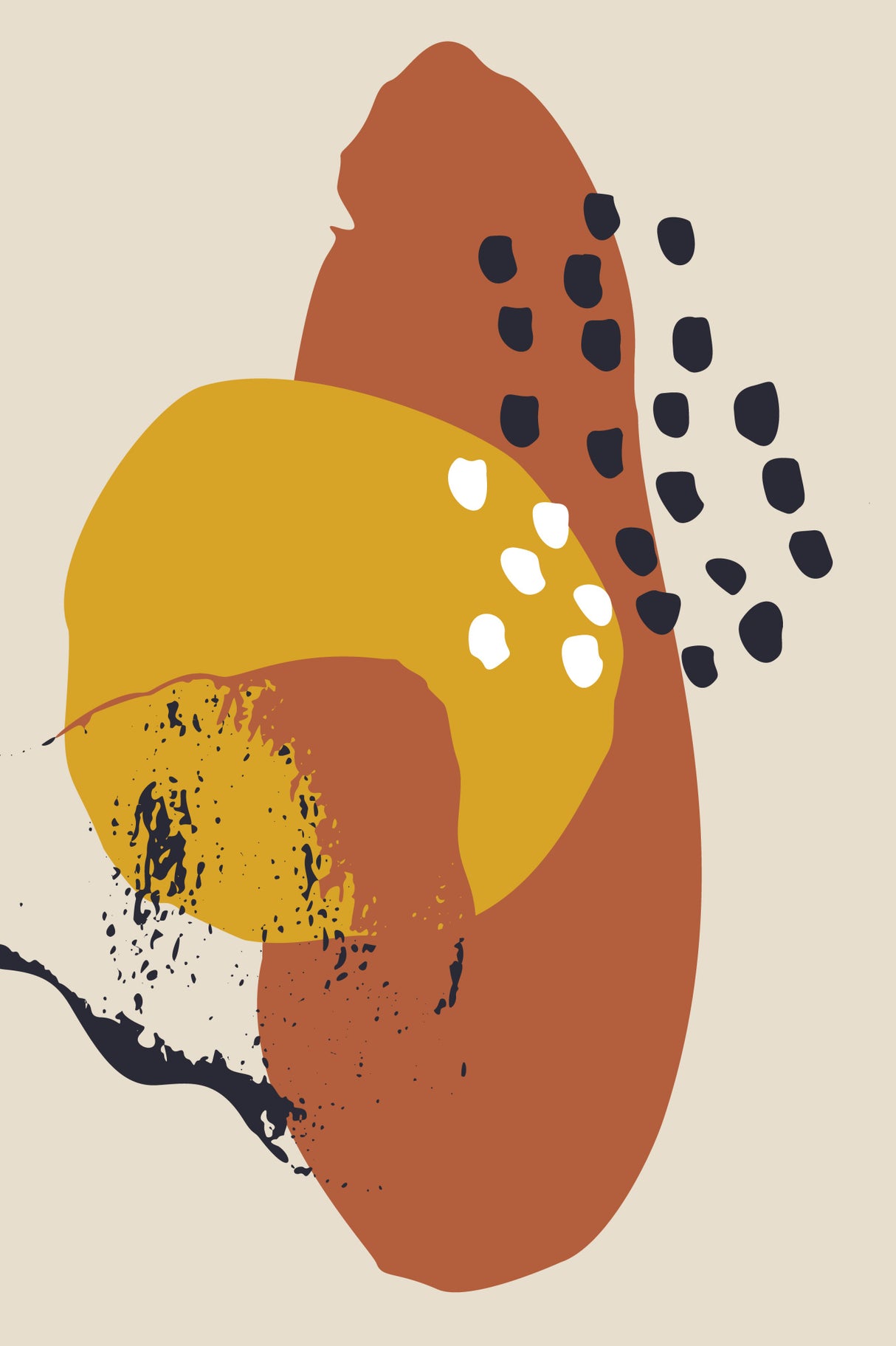 Abstract Poster 16 Poster och Canvastavla