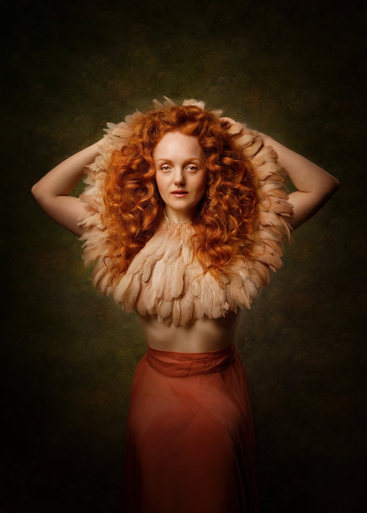 A collar of feathers Poster och Canvastavla