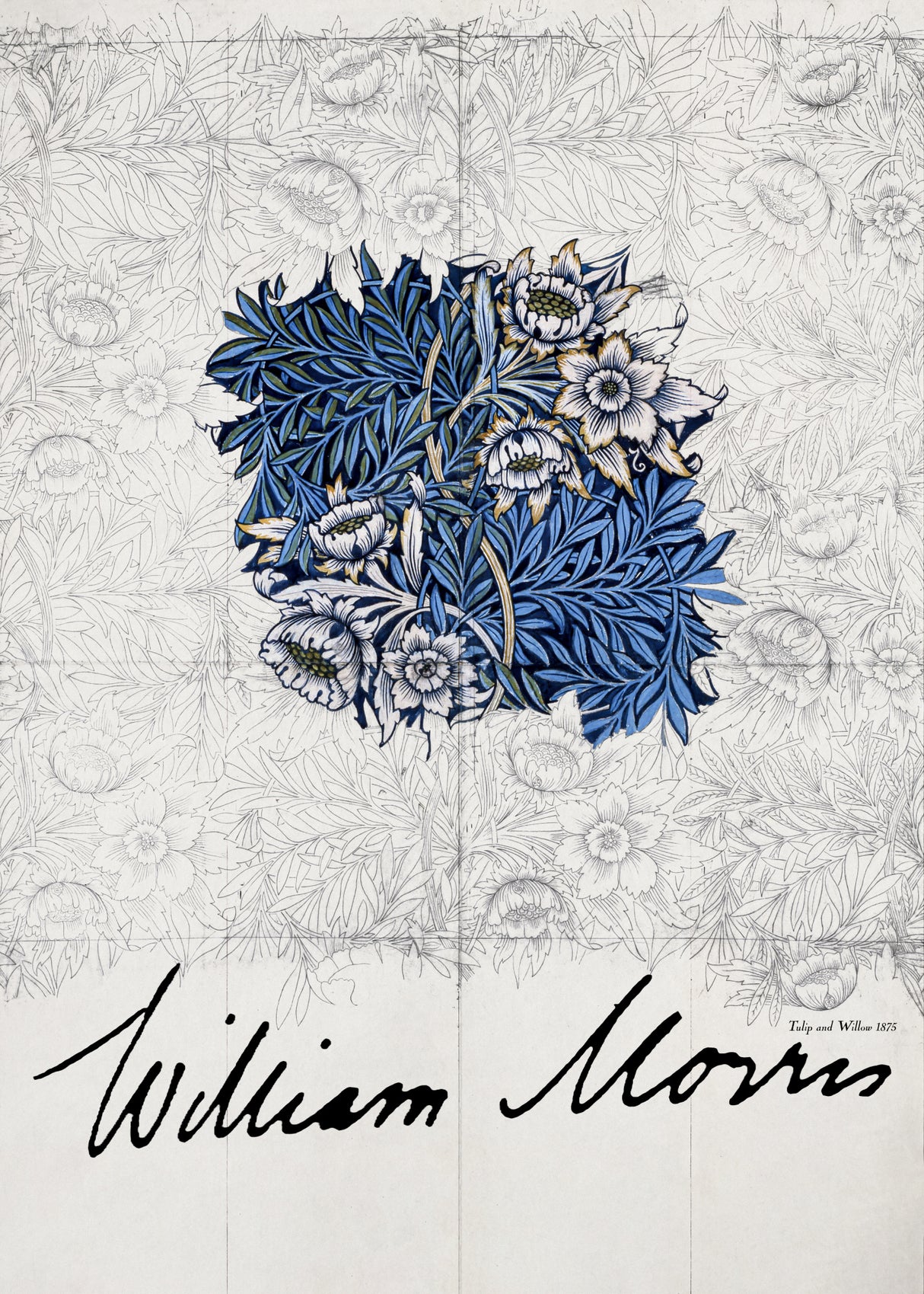 Tulip and Willow Poster och Canvastavla