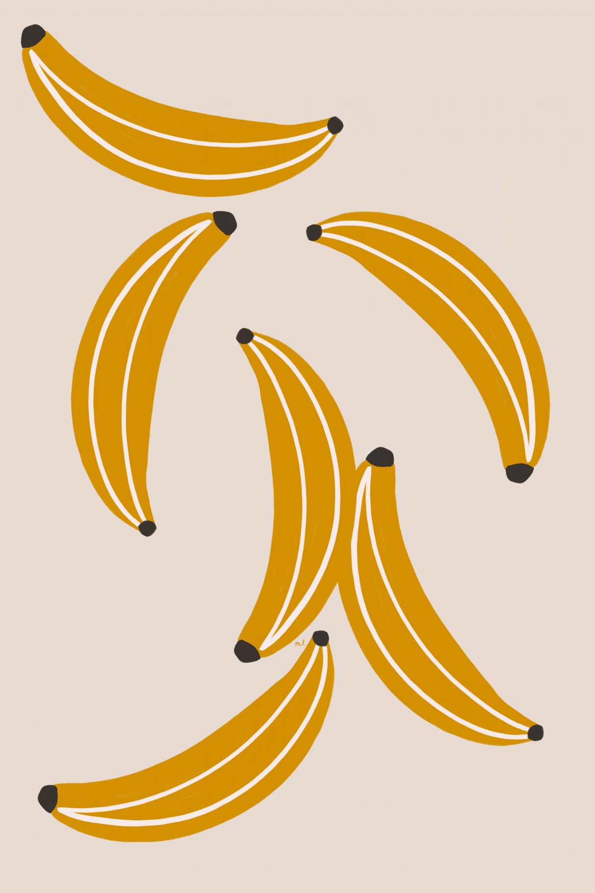 Bananas 24x36 Poster och Canvastavla