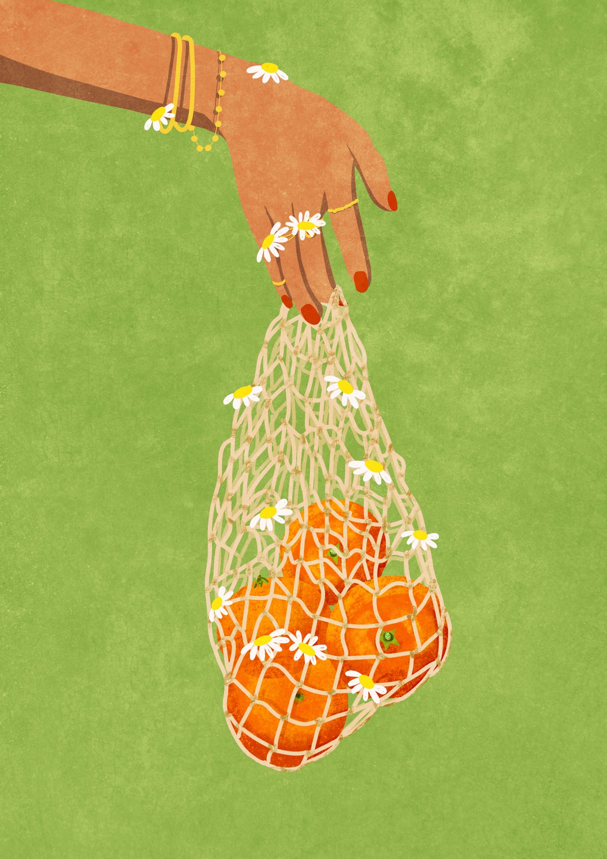 Fresh Oranges Poster och Canvastavla
