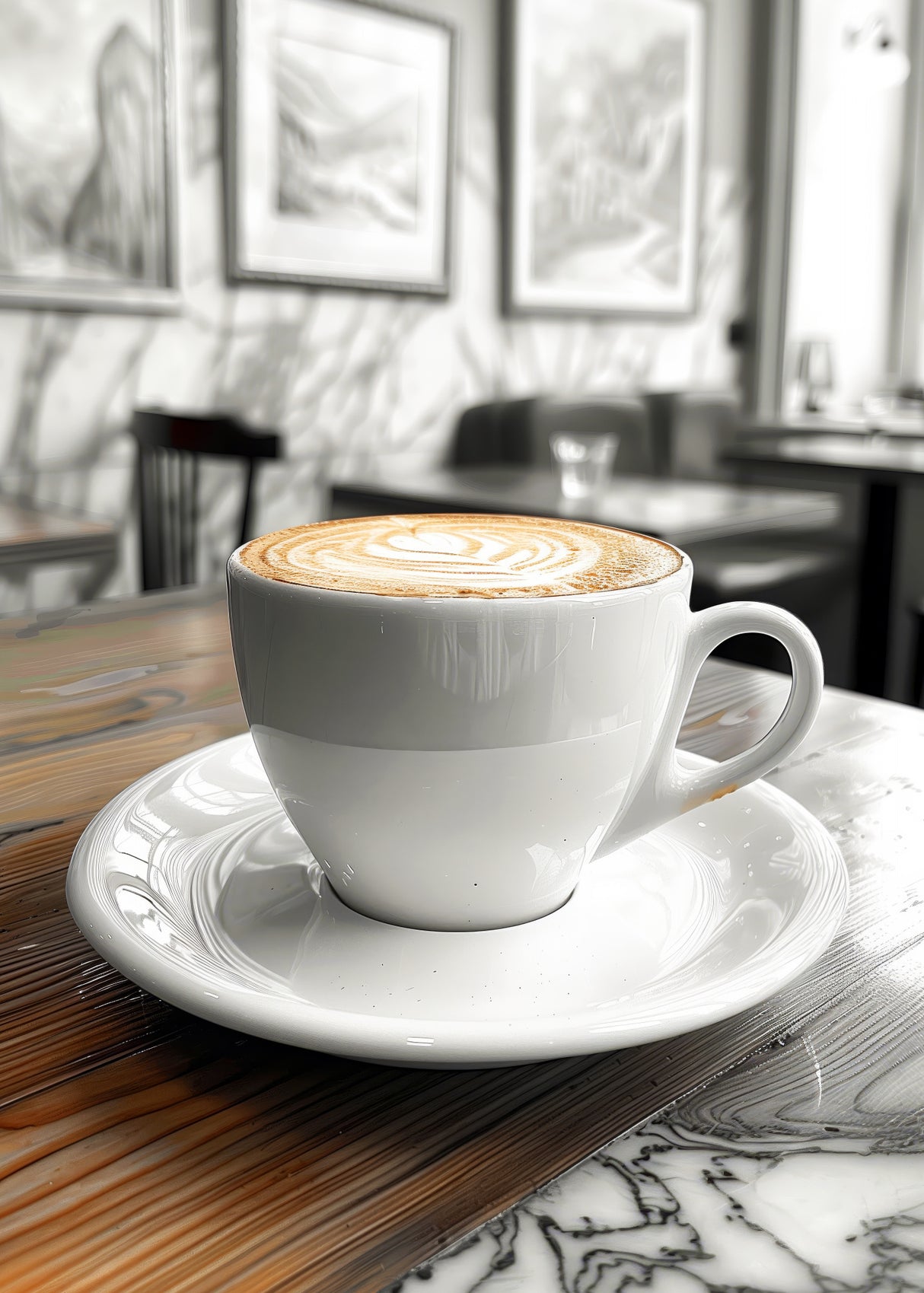 I Love Coffee Food Illustration Art (5) Poster och Canvastavla