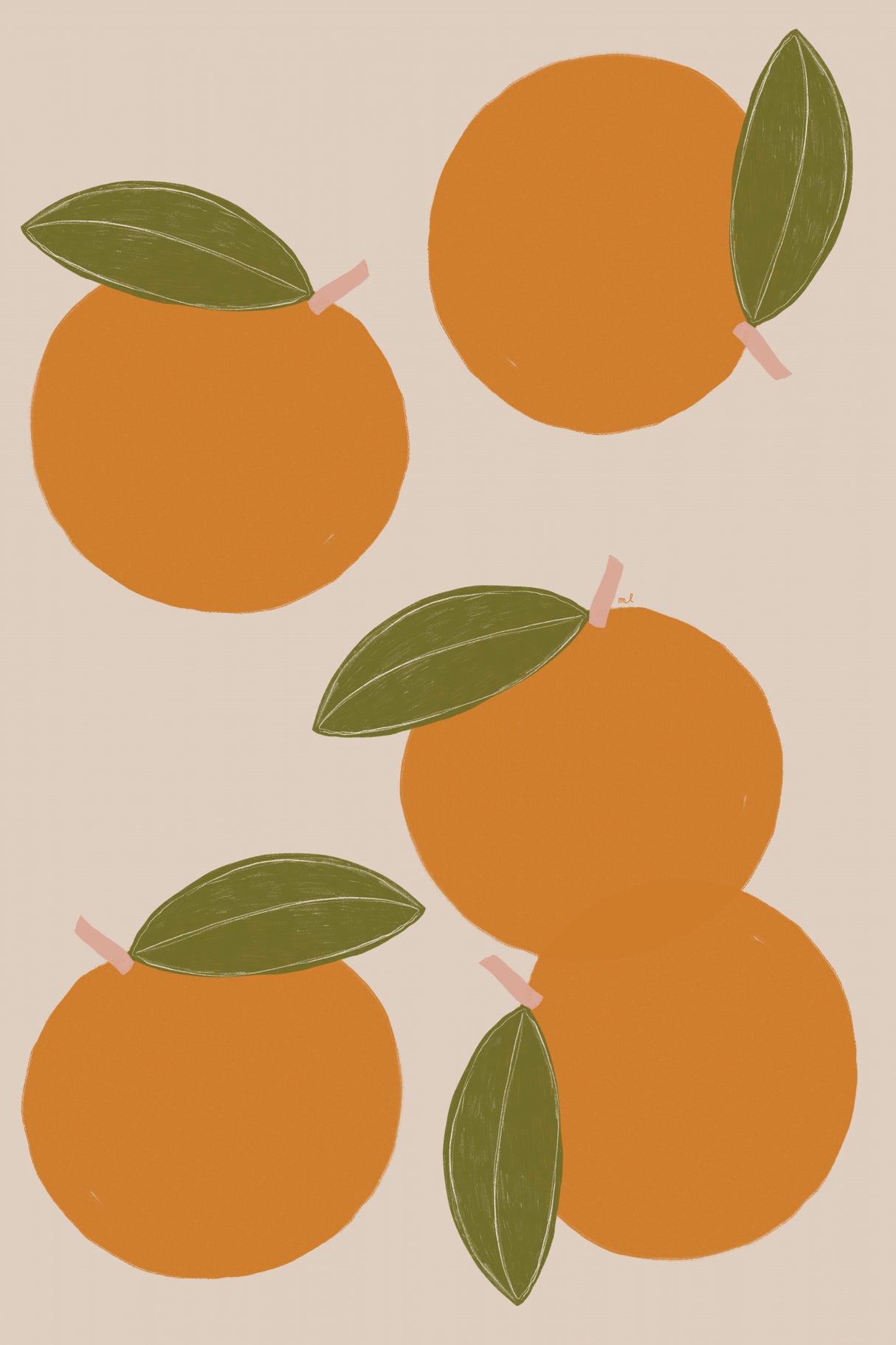 Oranges 24x36 Poster och Canvastavla