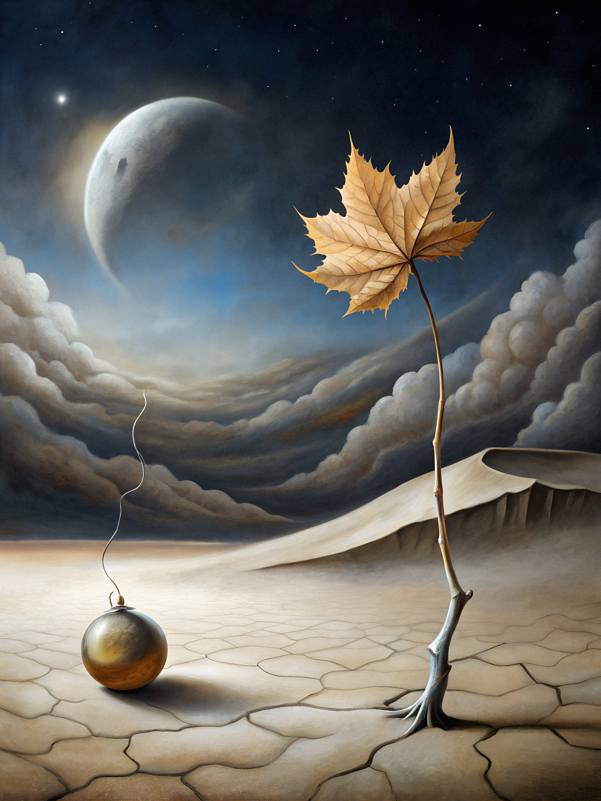The Weight of Solitude Poster och Canvastavla