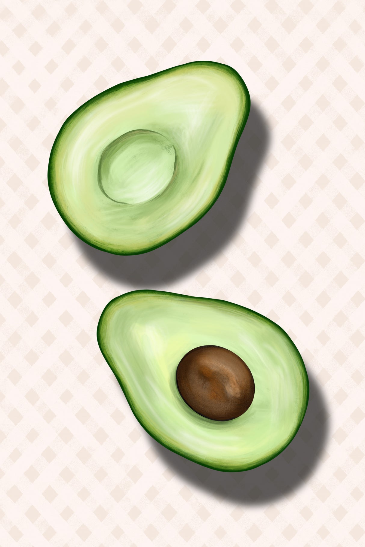 Avocados Poster och Canvastavla
