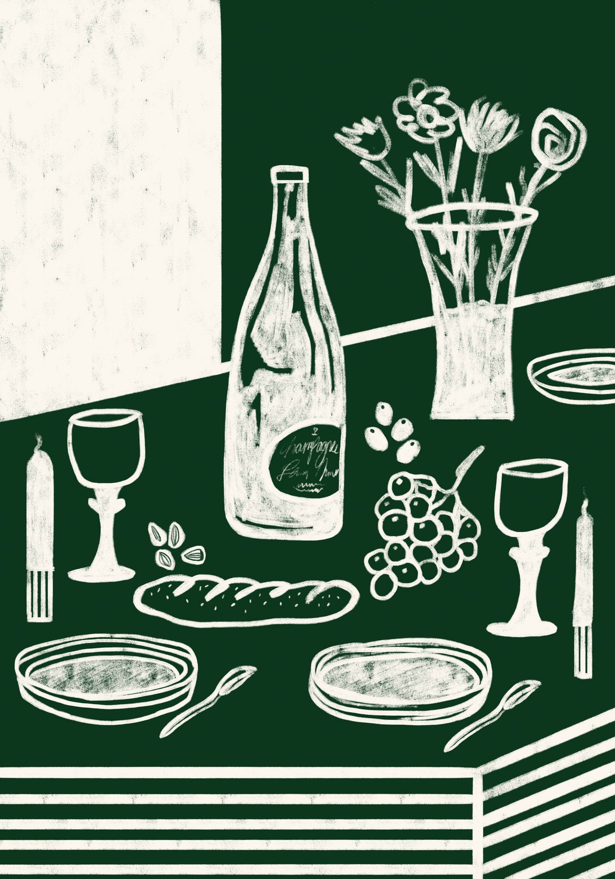 GREEN HARMONIA Poster och Canvastavla