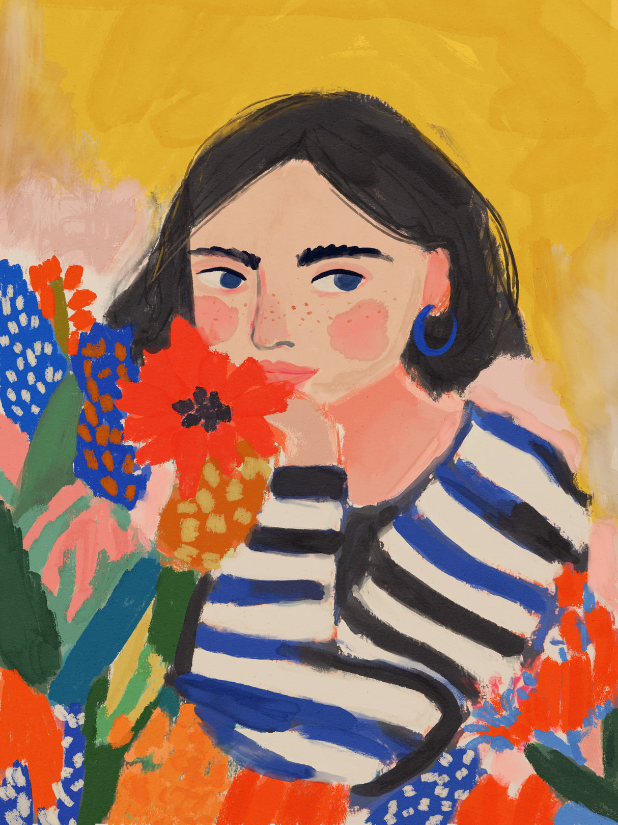 Cheeky in bloom Poster och Canvastavla