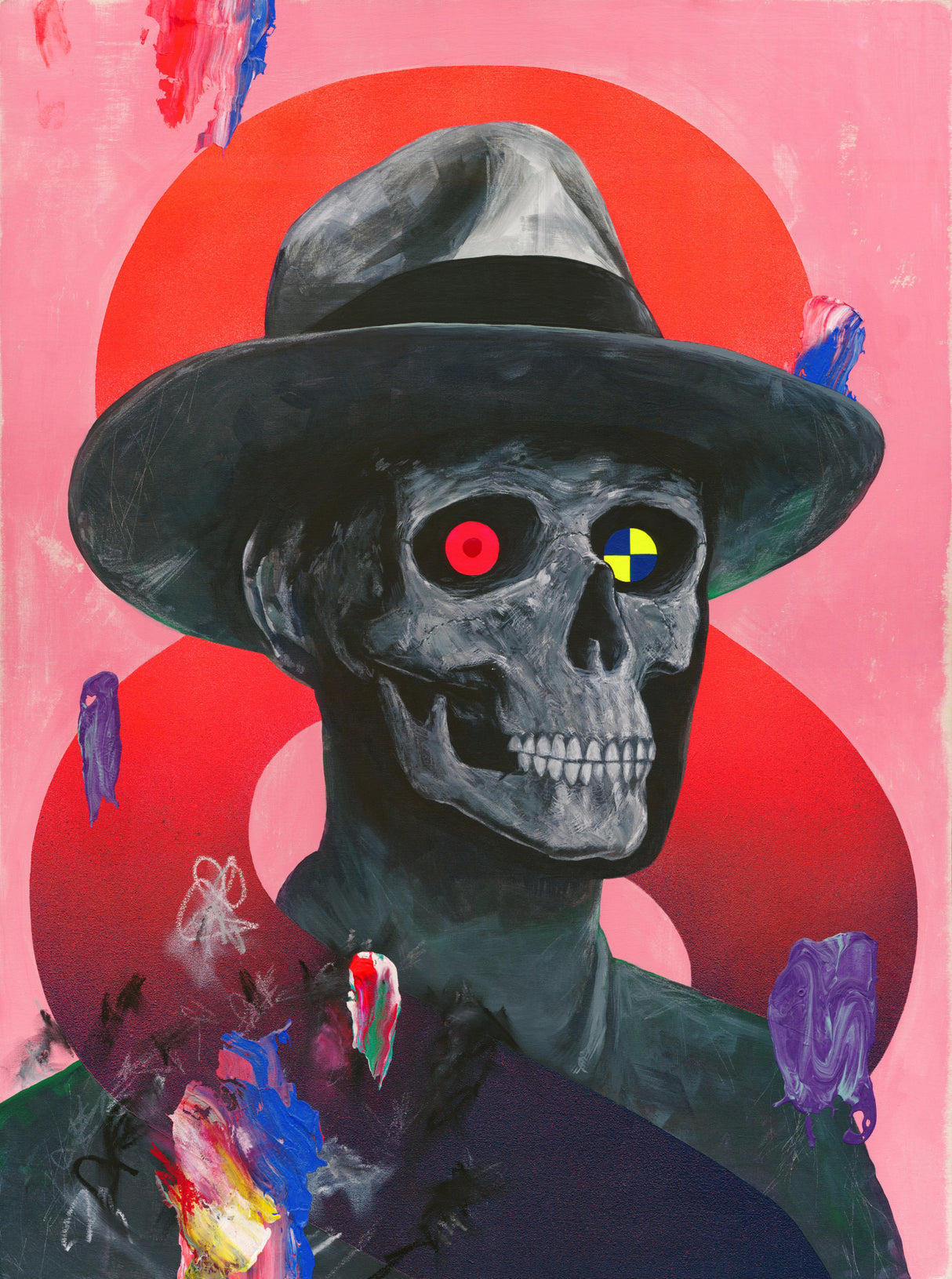 The Road To Hell By Famous When Dead   V3 High Res No Blue 300dpi Poster och Canvastavla