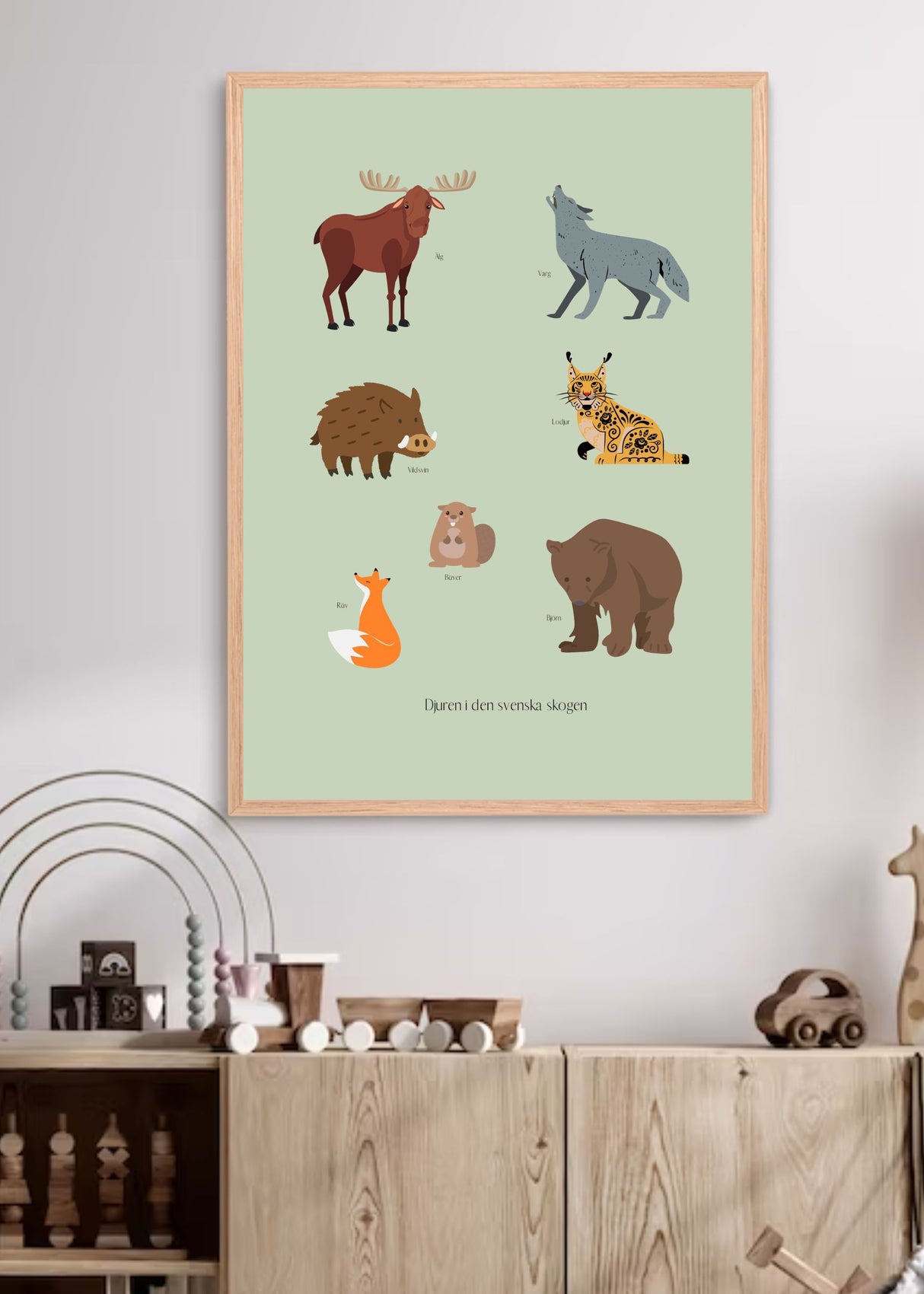 djuren-i-den-svenska-skogen-no-1 poster