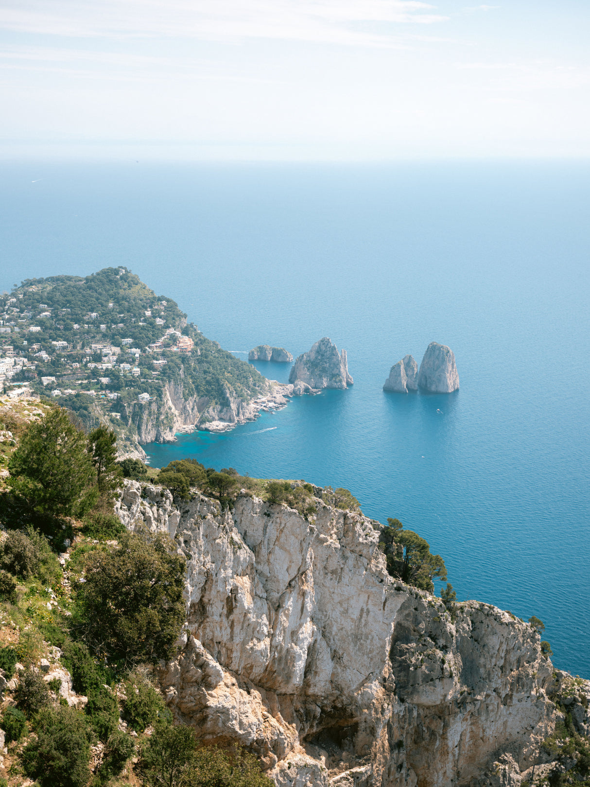 Coast of Capri Italy Poster och Canvastavla