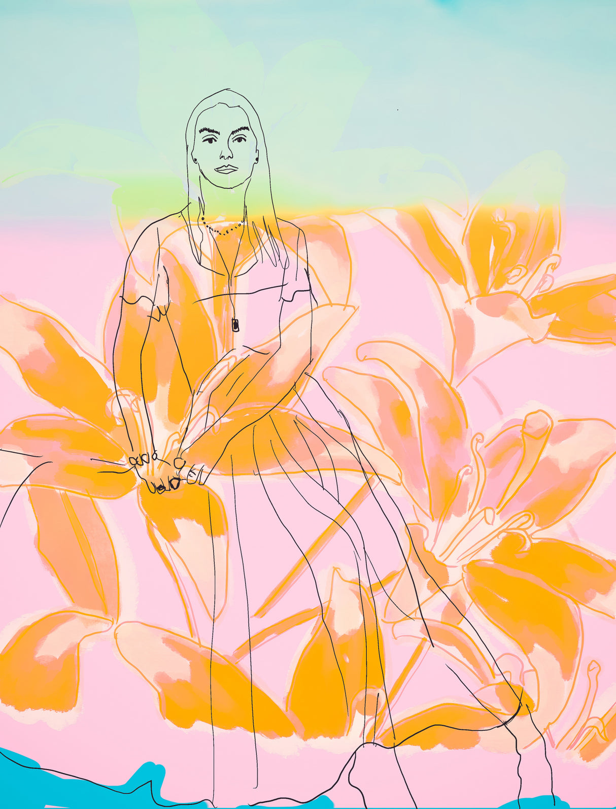 The Wild Flowers of Avalon #2 Poster och Canvastavla