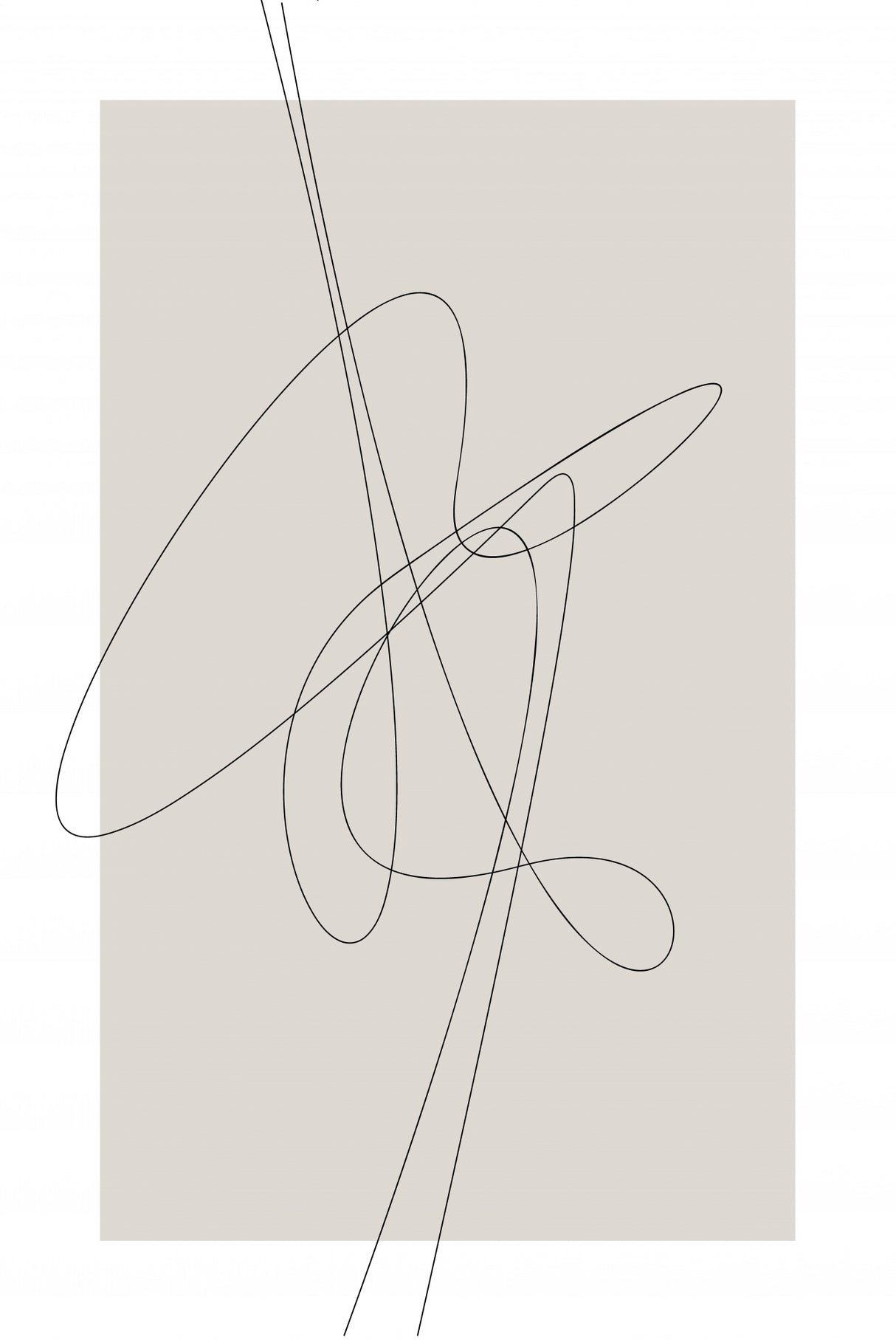 Brown Abstract Poster och Canvastavla