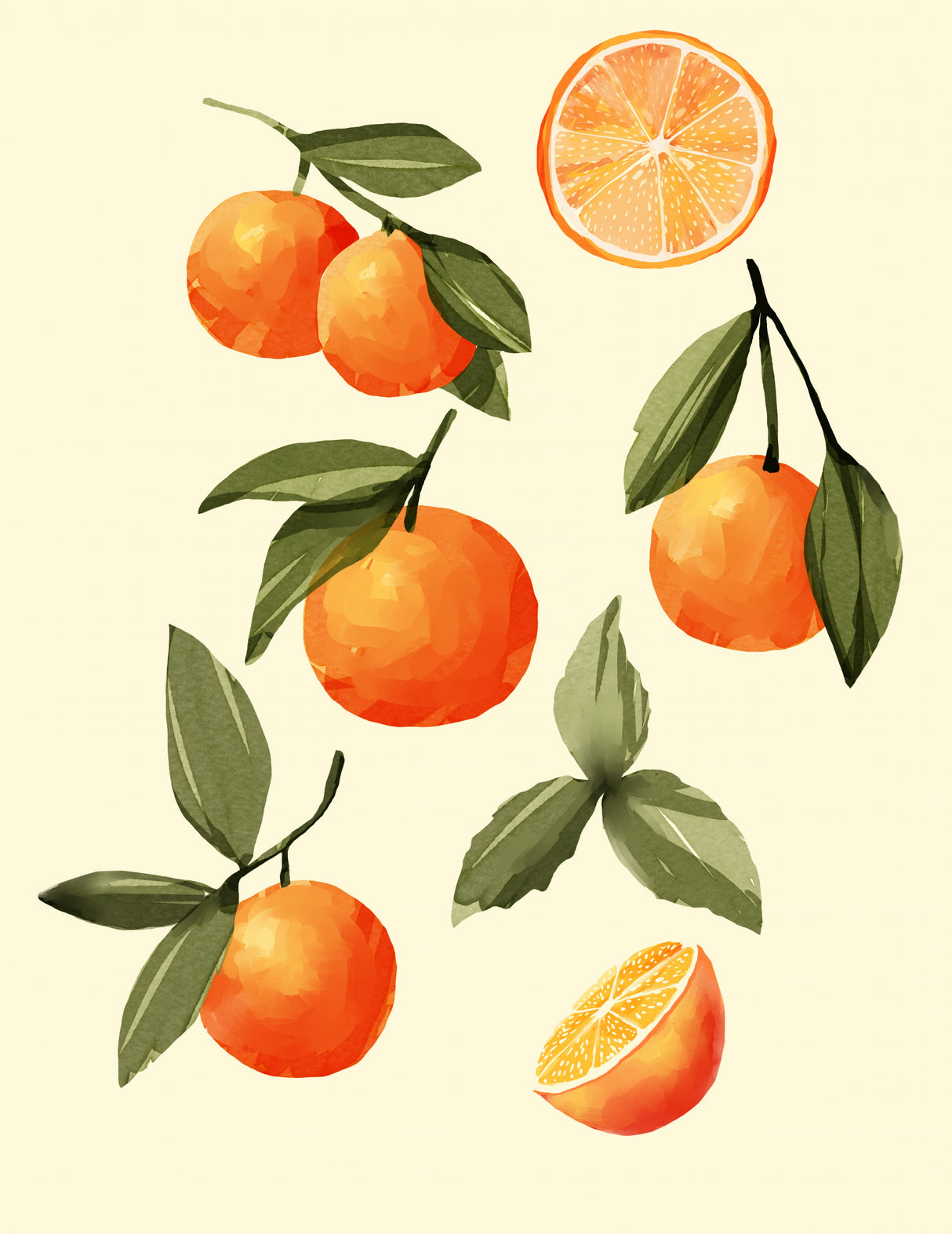 Oranges Poster och Canvastavla