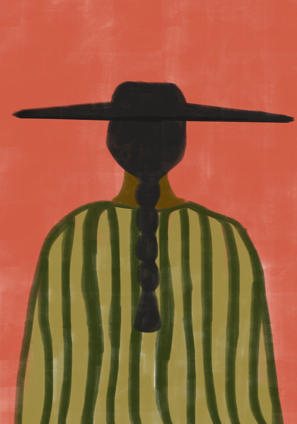 Southwester Woman No.2 Poster och Canvastavla