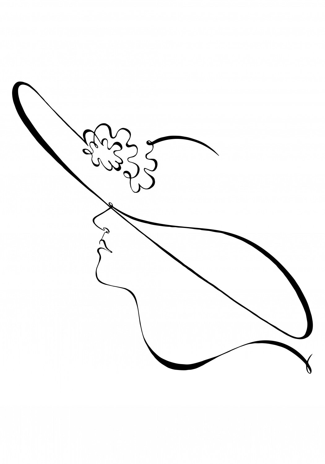 The Hat Poster och Canvastavla