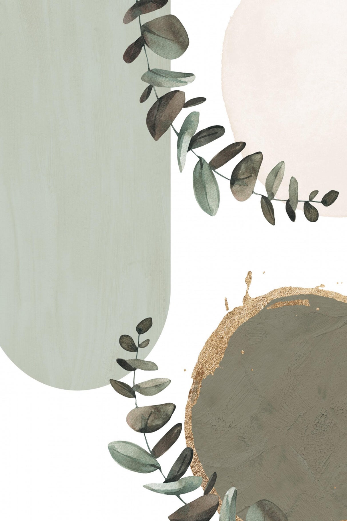 Green In Boho 2 Poster och Canvastavla