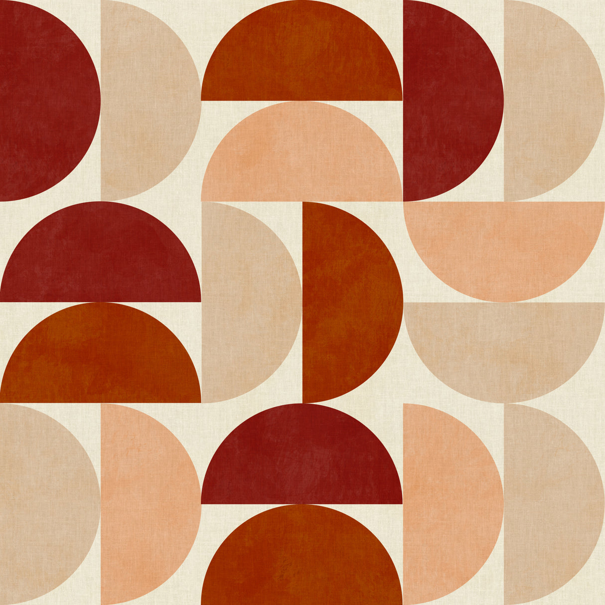 Autumn Mid Century Earthy 6 Poster och Canvastavla