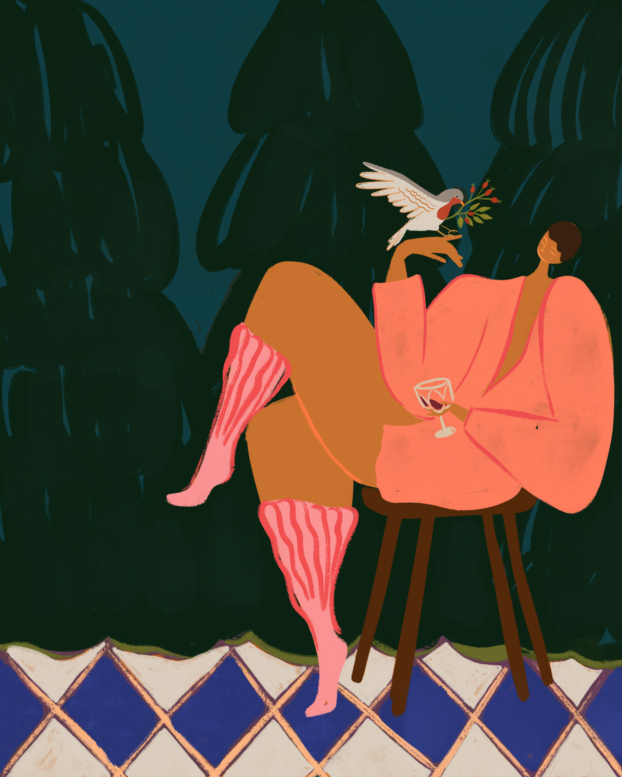 A Lil Birdy Told Me Poster och Canvastavla