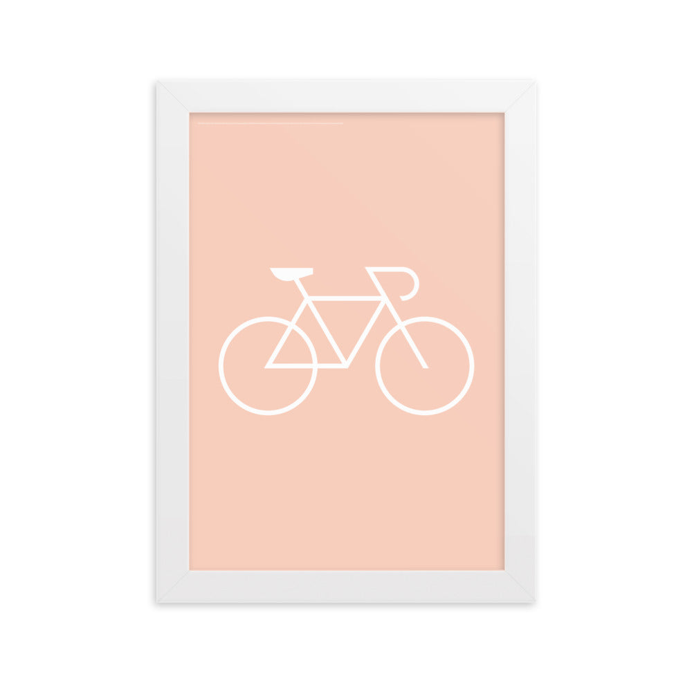 Framed Bicycle Poster