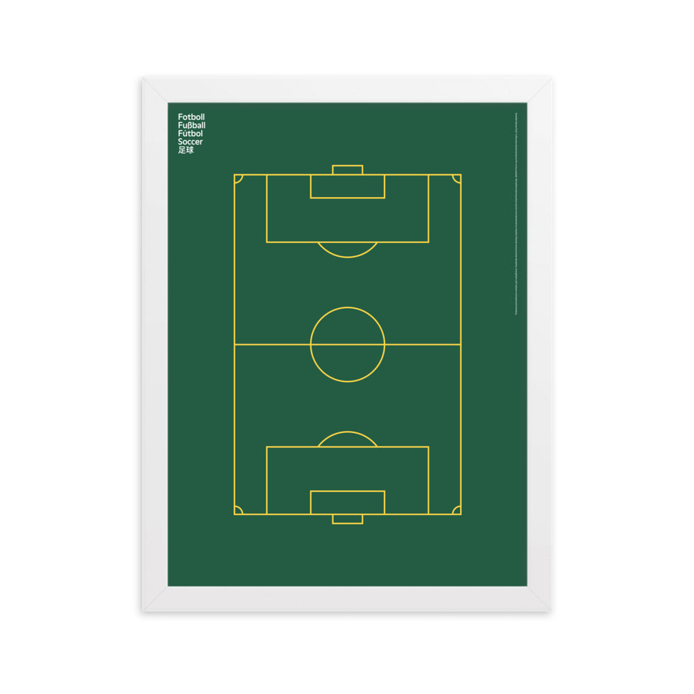 Framed Sport Soccer Field