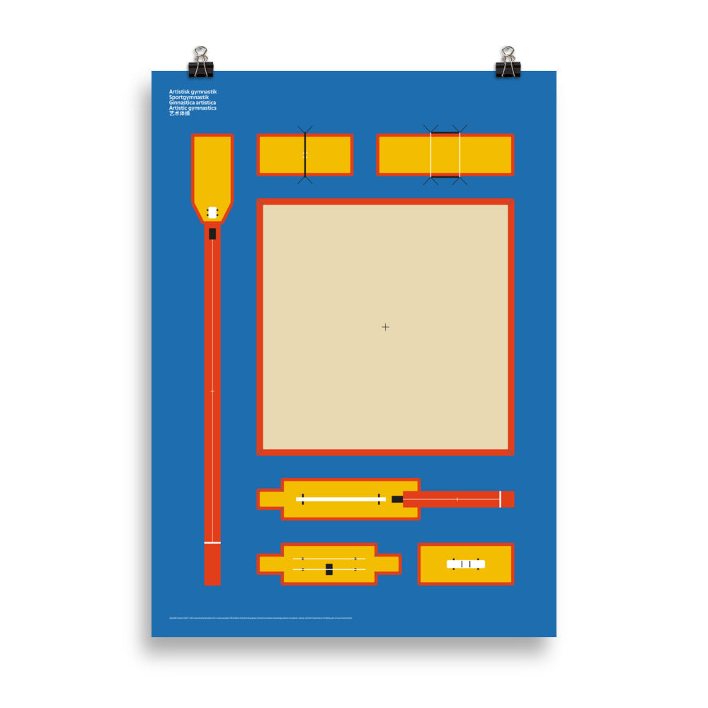 Sport Artistic Gymnastics Poster