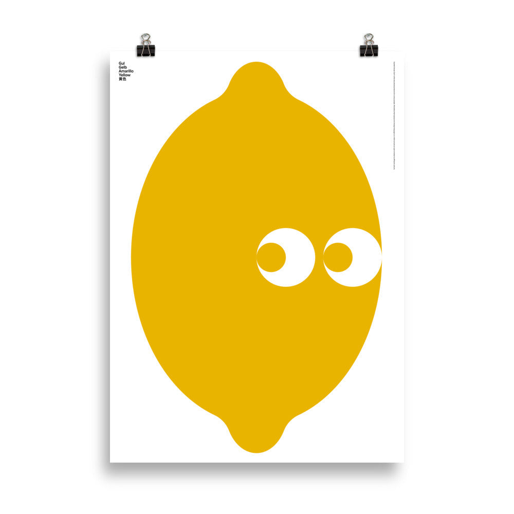 Translated Yellow Poster (Lemon)
