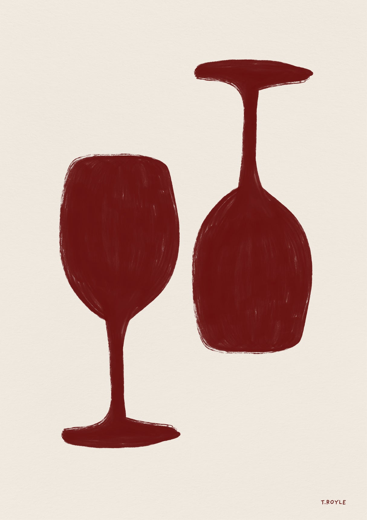 Wine time Poster och Canvastavla