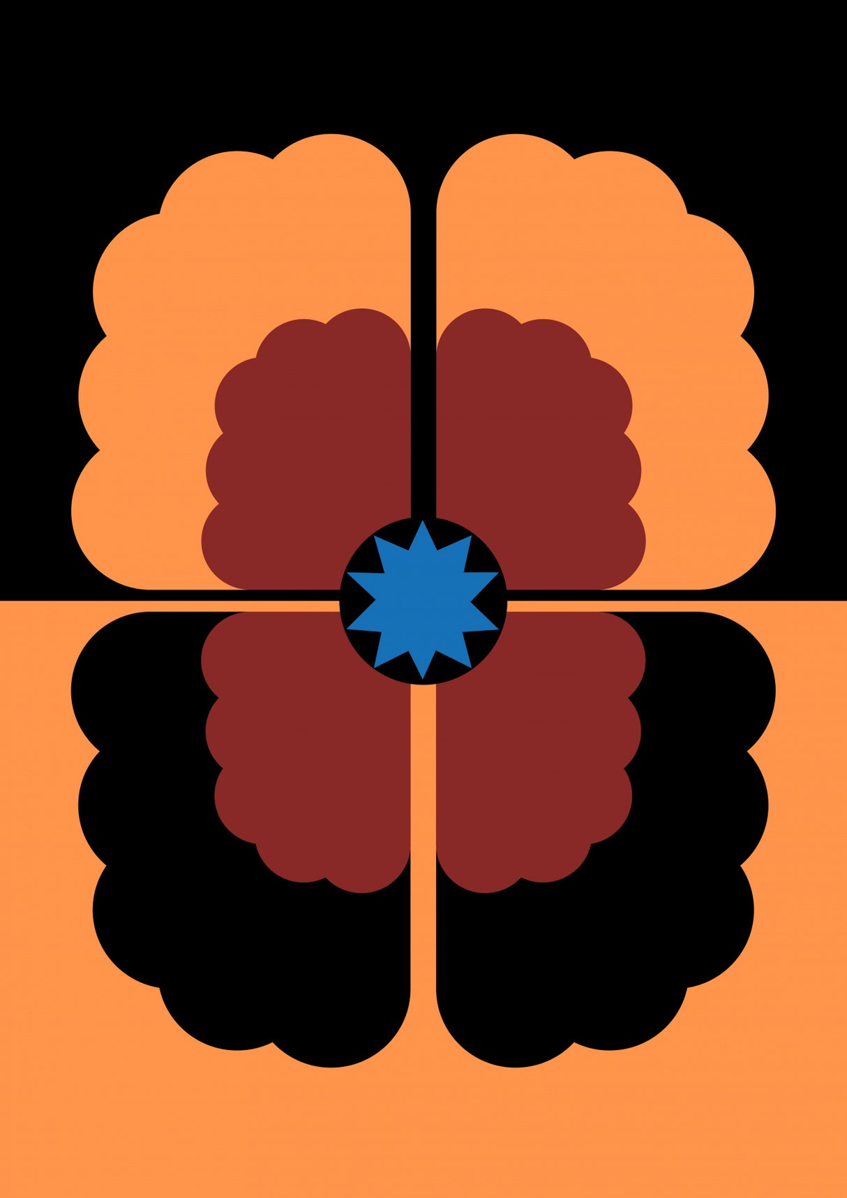 Pansy 1970 Poster och Canvastavla