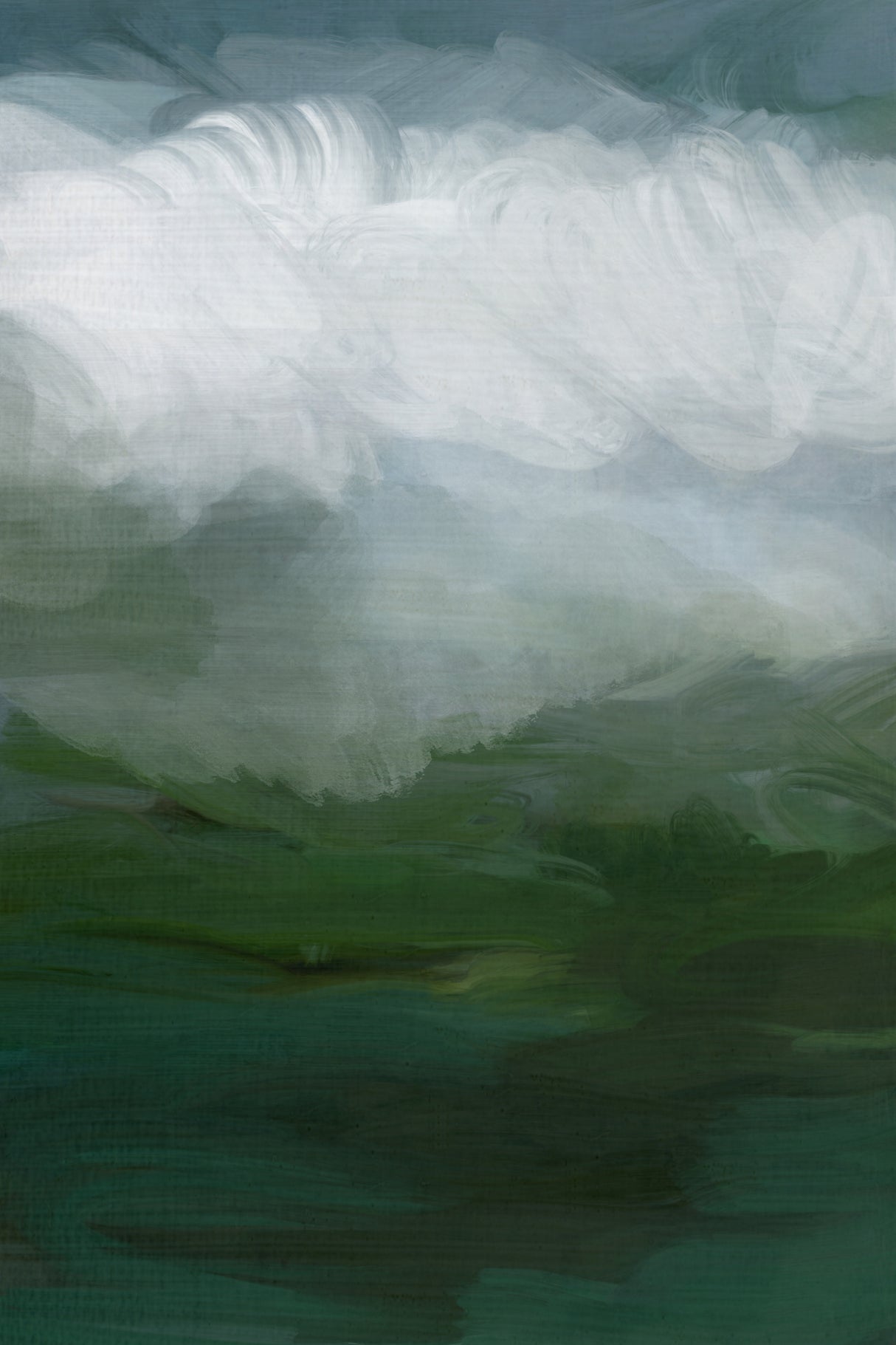 Rough Seas Oil Panel 3 Poster och Canvastavla