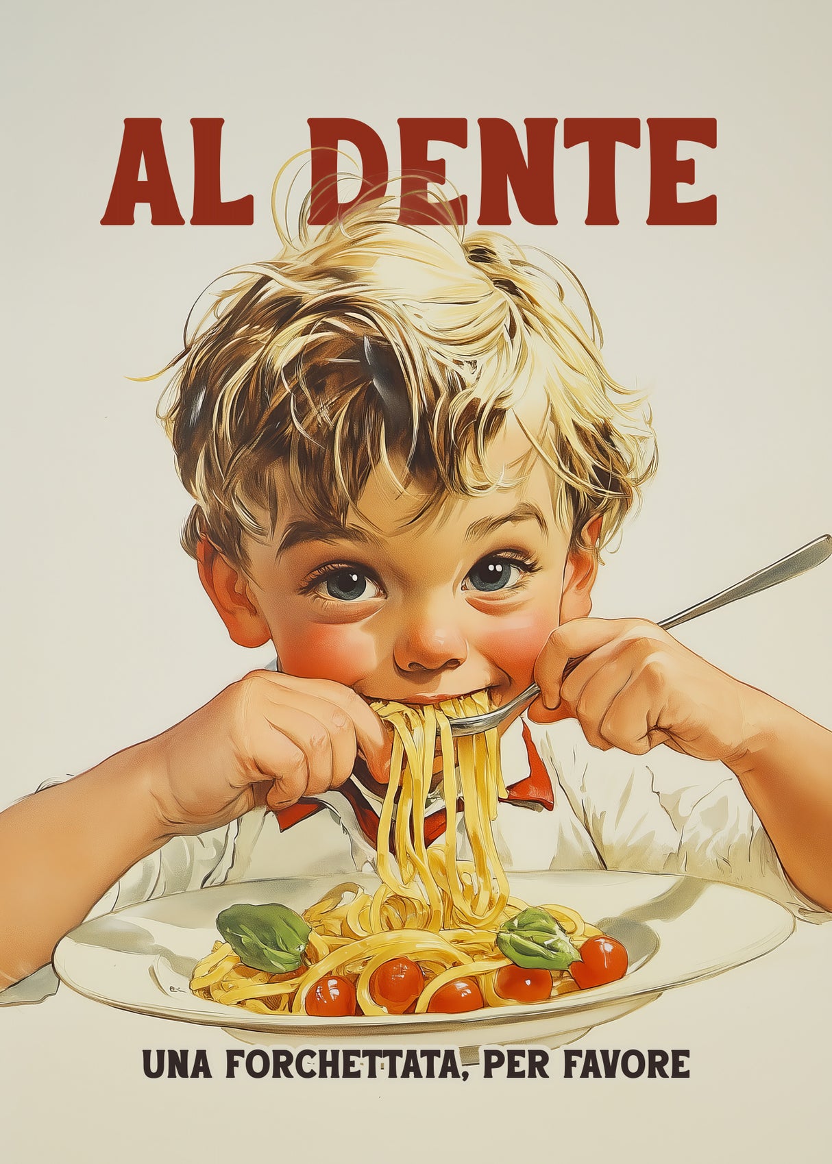 Al Dente Poster och Canvastavla