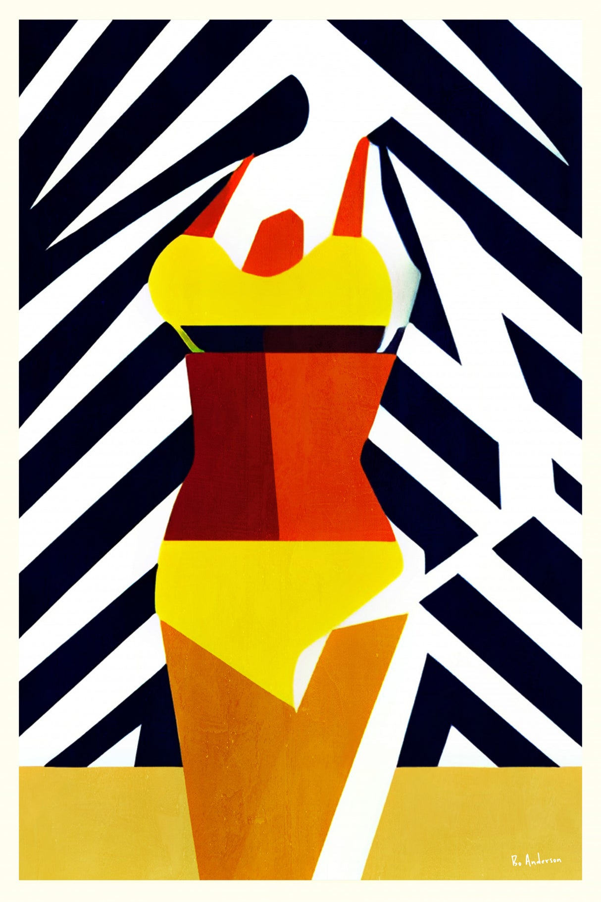 Bikini Sunshine Days Poster och Canvastavla