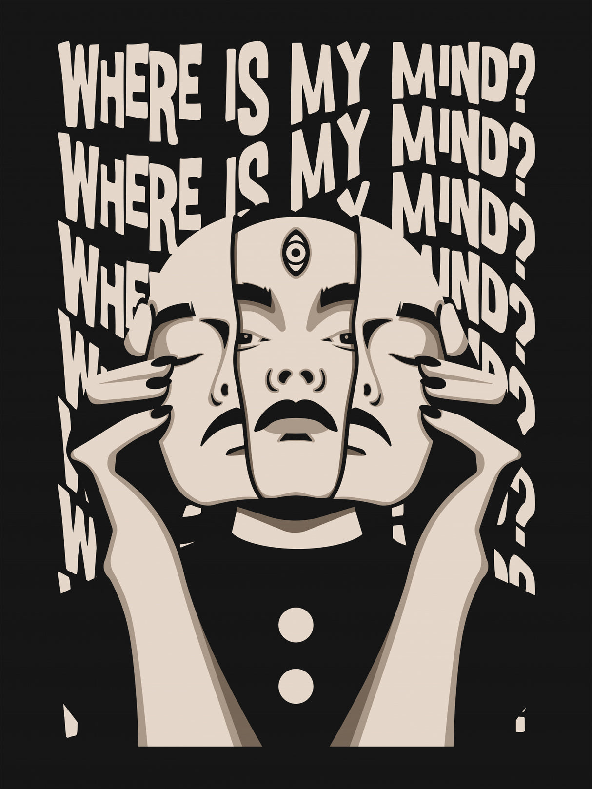 Where Is My Mind Pixies Poster och Canvastavla