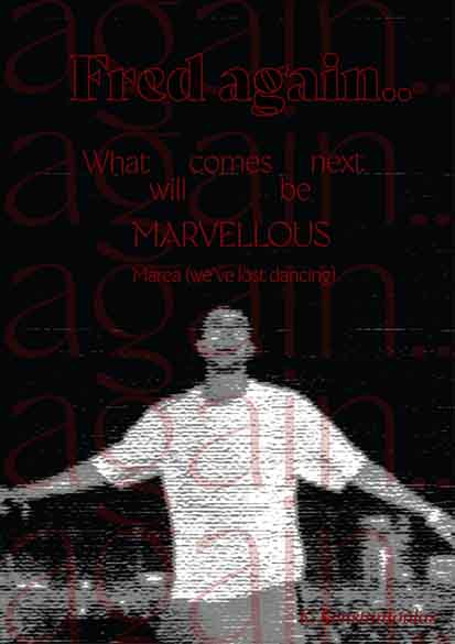 Fred again Kitchen poster eller kökstavla