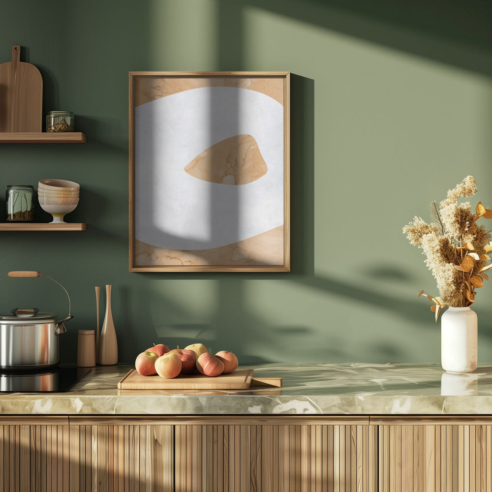 Abstract Lake Crater view Poster och Canvastavla