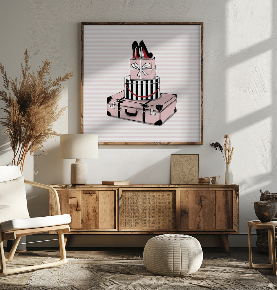 Stylish Travels Poster och Canvastavla