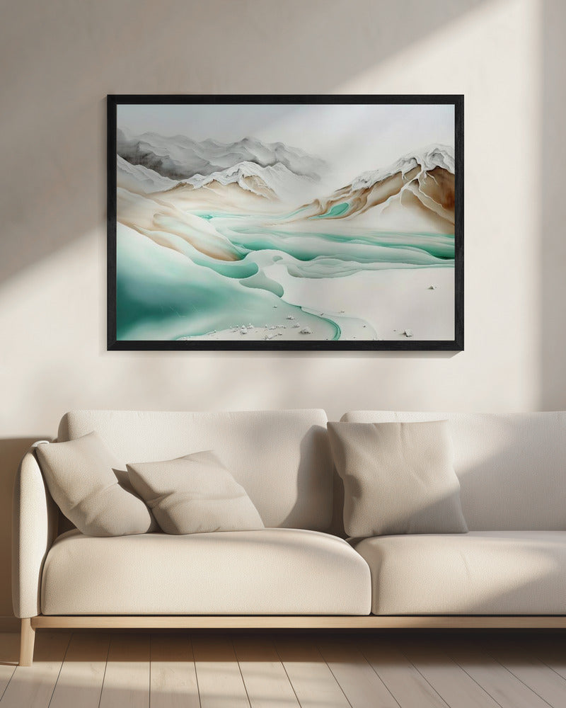 Frozen Landscape Poster och Canvastavla