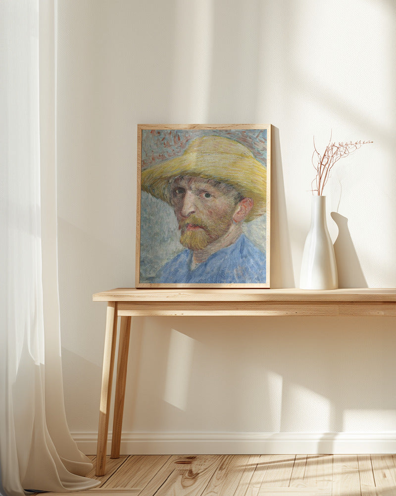 Vincent Van Gogh's Self Portrait (1887) Poster och Canvastavla